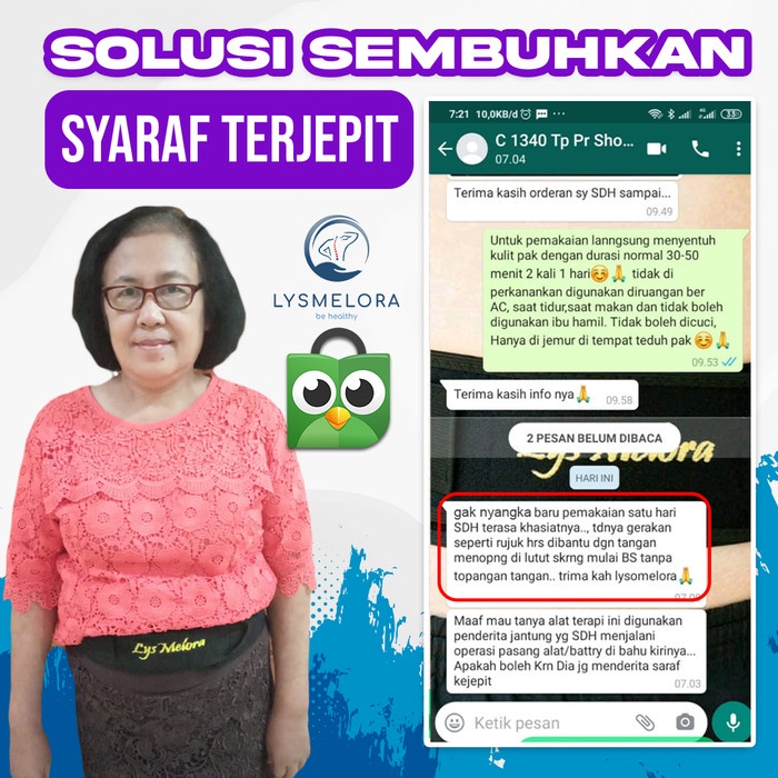Terbaru Lysmelora Terapi Pinggang & Syaraf Terjepit