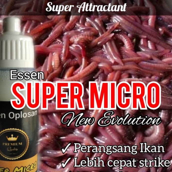 12.12 SALE ⭐BARU⭐Essen (MIKRO) SUPER MICRO NewEvolution. Media Cacing/Ayam Suwir/Pelet. Nila lele ik