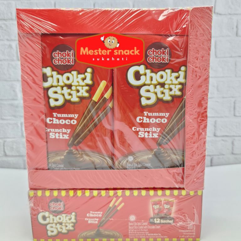 

Kualitas Premium.. Choki Choki Stix 27 gram (1 pack isi 12 pcs) 8PB