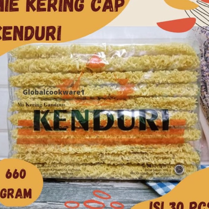 

Terbaru MIE KERING CAP KENDURI ISI 30 PCS ENAK KENYAL Ready stock