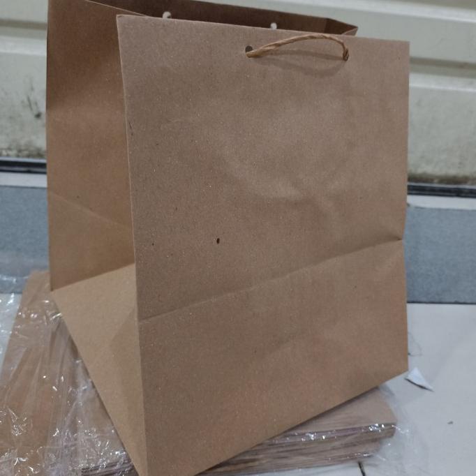 

6.6 Paper Bag Nasi Kotak 20 Tali Kertas Isi 12 Pcs Terlaris Dan