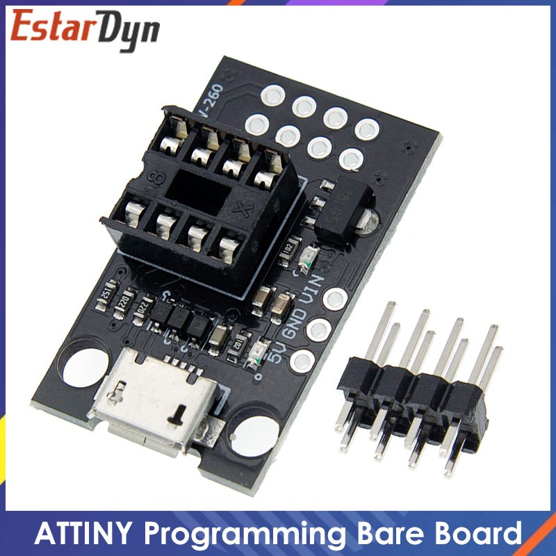 ❤ATtiny13A / ATtiny25 / ATtiny45 / ATtiny85 Pluggable ATTINY Development Programming Bare Board