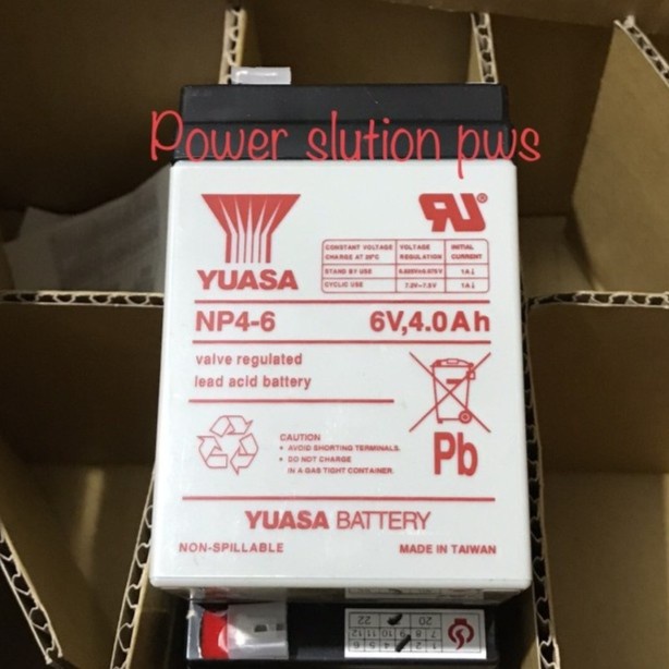 Ready Panasonic Aki Kering 6V4.5AH