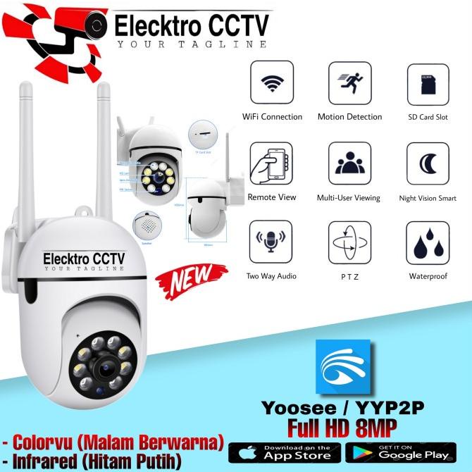 IP Camera CCTV Outdoor YOOSEE Wireless Onvif Wifi Praktis Online