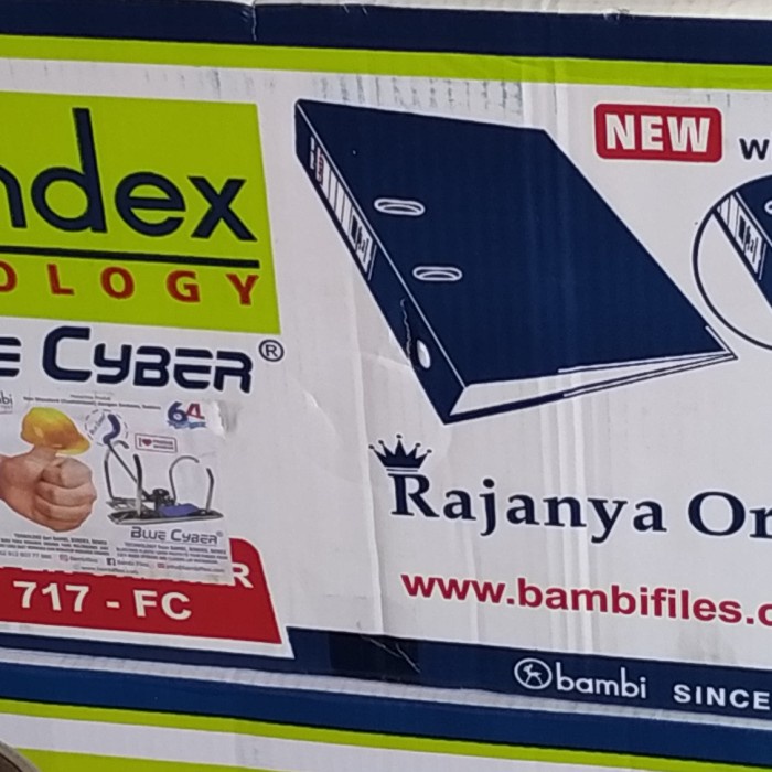 

Terlaris Ordner Bindex 717 Biru Dan Hitam