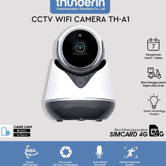 CAMERA CCTV WIFI THUNDERIN SUPPORT MODEM USB 4G TH-A1