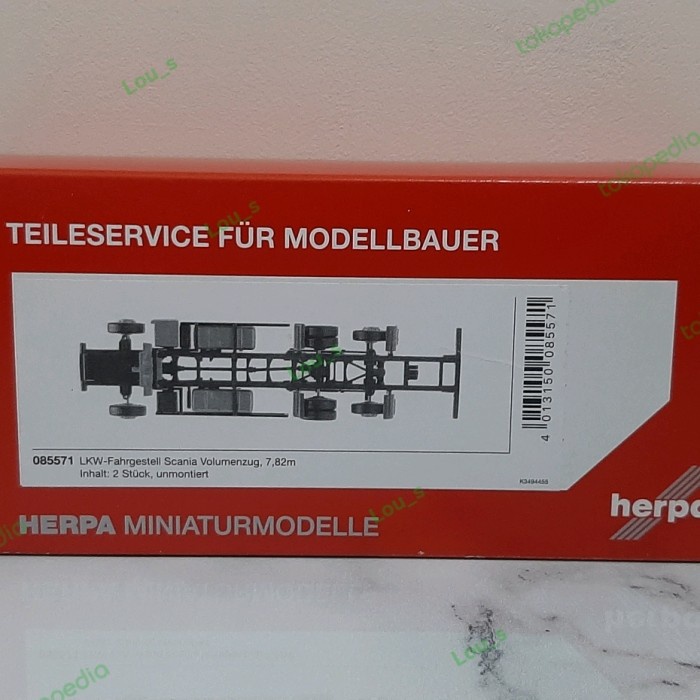 PROMO HERPA 085571 SASIS SCANIA 7.82 SKALA 87 TERBARU