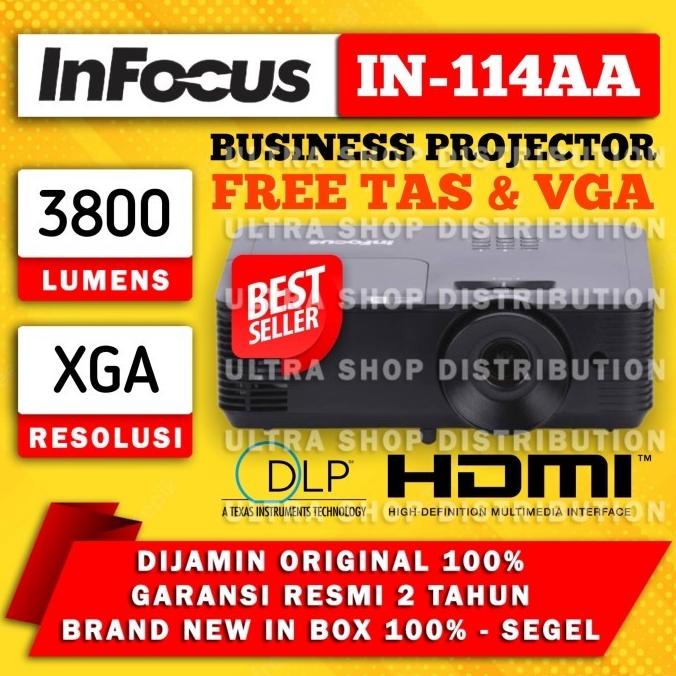 Terbaru Proyektor Projektor Infocus In114Aa 114Aa Pengganti 114Xv In114Xv 114 Terbaik