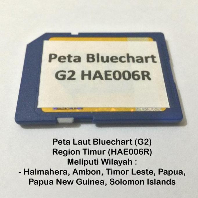 Peta Laut Bluechart Indonesia Region Timur 006 utk GPS Garmin 585 420s