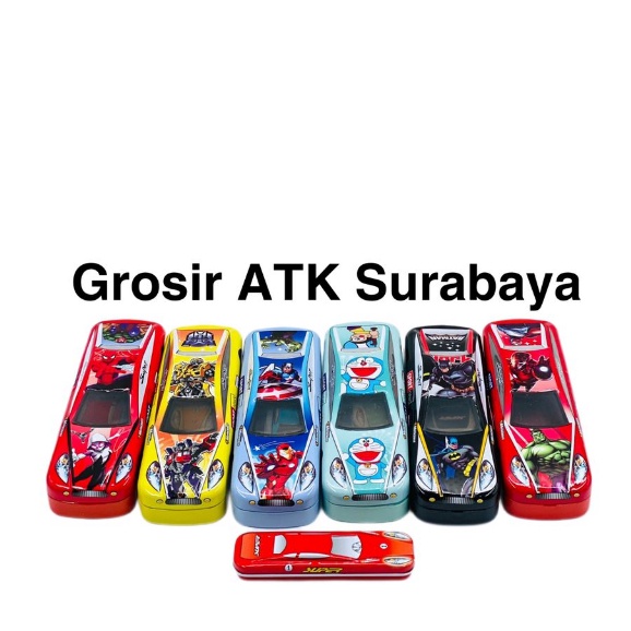 

➫Seller❇ Kotak Tempat Pensil Kaleng Bentuk Mobil Avenger BTS Disney Lucu 2 Y96