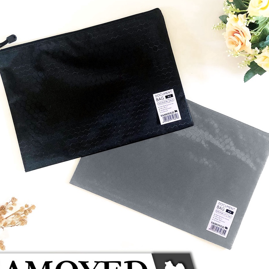 

༆ V 10466 Tas Dokumen / Document / Zipper File Bag Samoyed DCB-ZV A4 >V44859) ♚