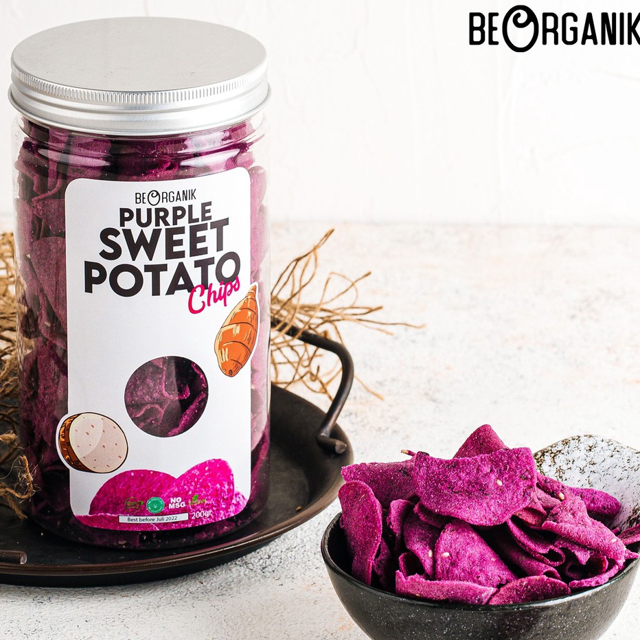 

Baru Beorganik Purple Sweet Potato Chips / Keripik Ubi Ungu 200gr Best Product