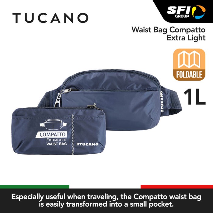 Terlaris Tucano Compatto Extra Light Waist Bag Bpcowb