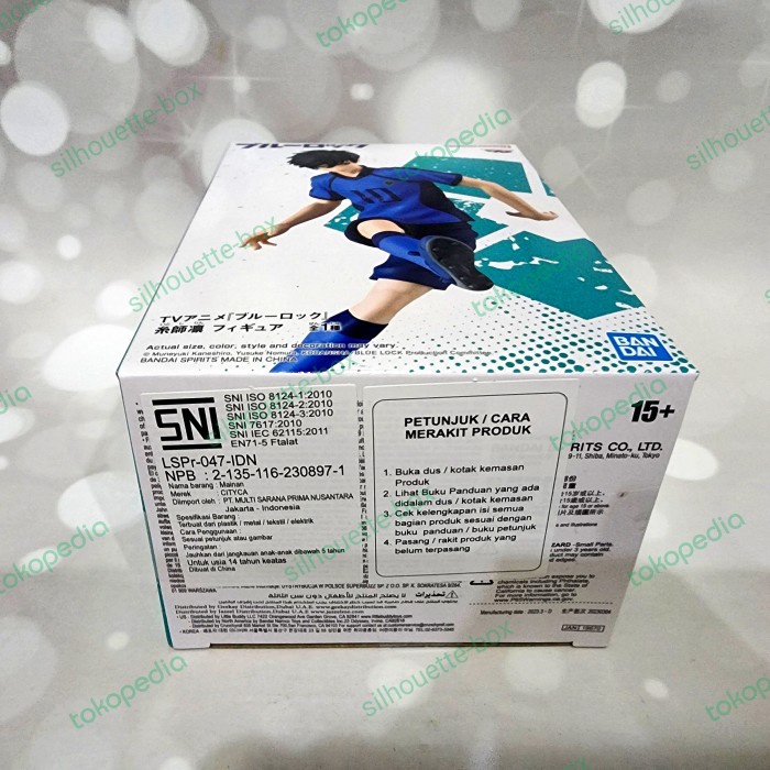 MUST HAVE BANPRESTO BLUELOCK FIGURE RIN ITOSHI BLUE LOCK TERLARIS