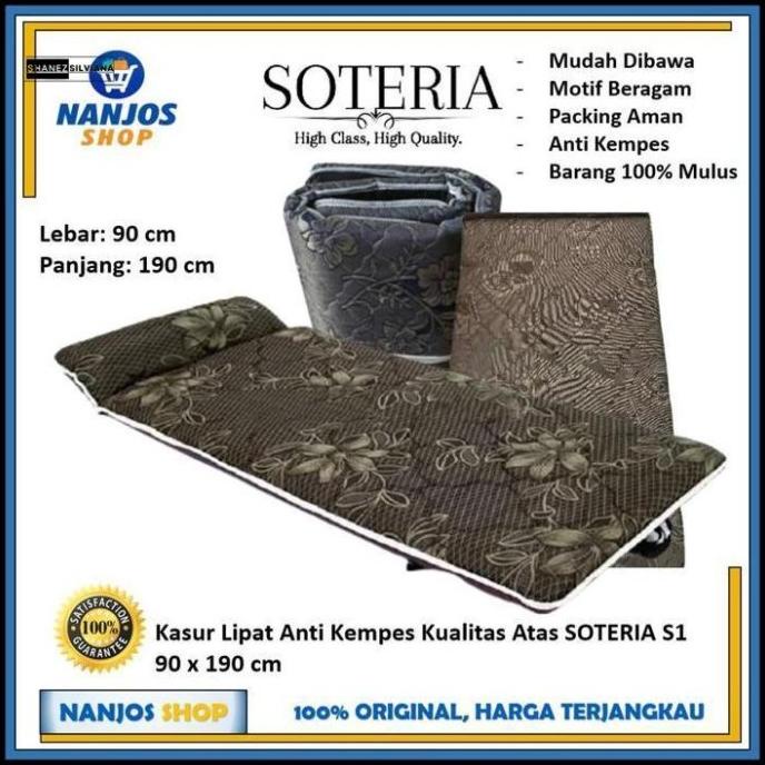 Terlaris Kasur Lipat Tebal Anti Kempes / Kasur Busa / Matras / Kasur Syarkheillastore
