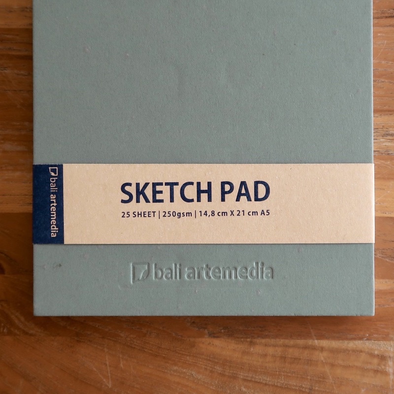 

MT3 SKETCH PAD SPIRAL RING BY BALI ARTEMEDIA A6 A5 A4 DRAWING BOOK XAU