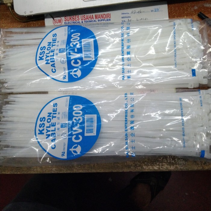 

Terlaris Nylon Kabel Ties Cv300 Merk Kss