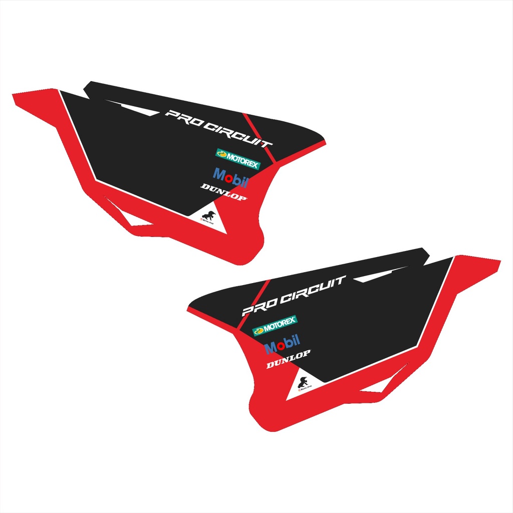 Striping Body Belakang KX 85