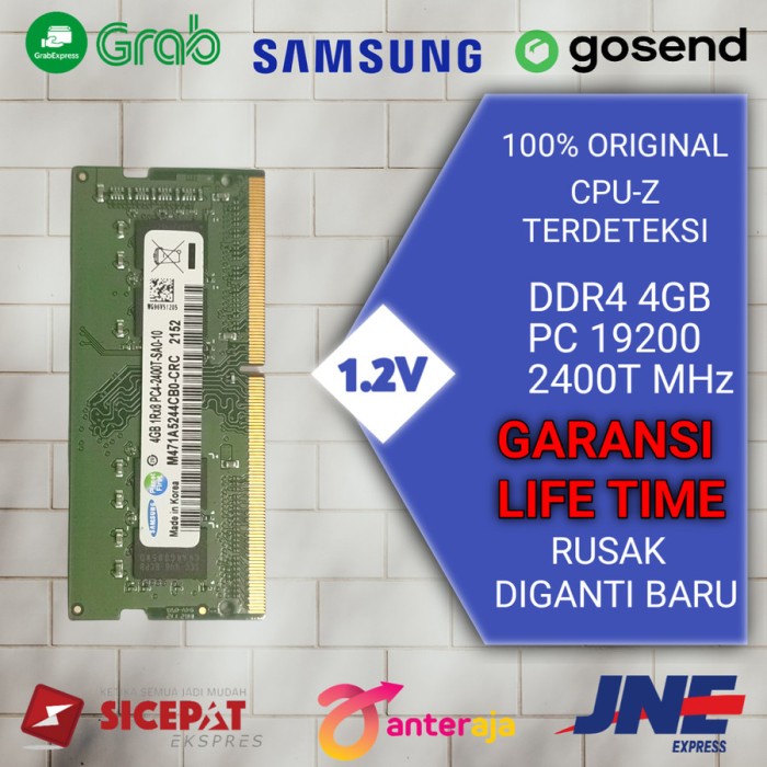 RAM LAPTOP SAMSUNG 4 GB DDR4 PC4-2400T