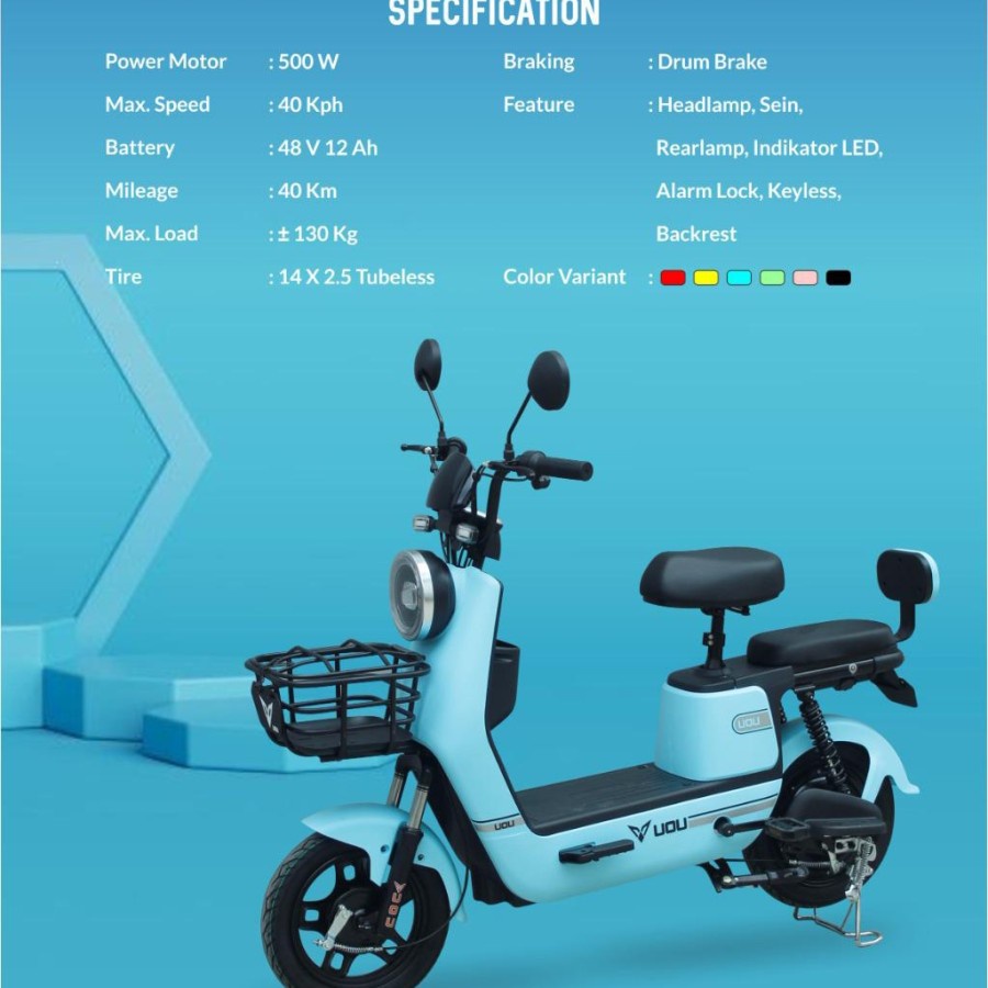 SEPEDA LISTRIK UOU US3