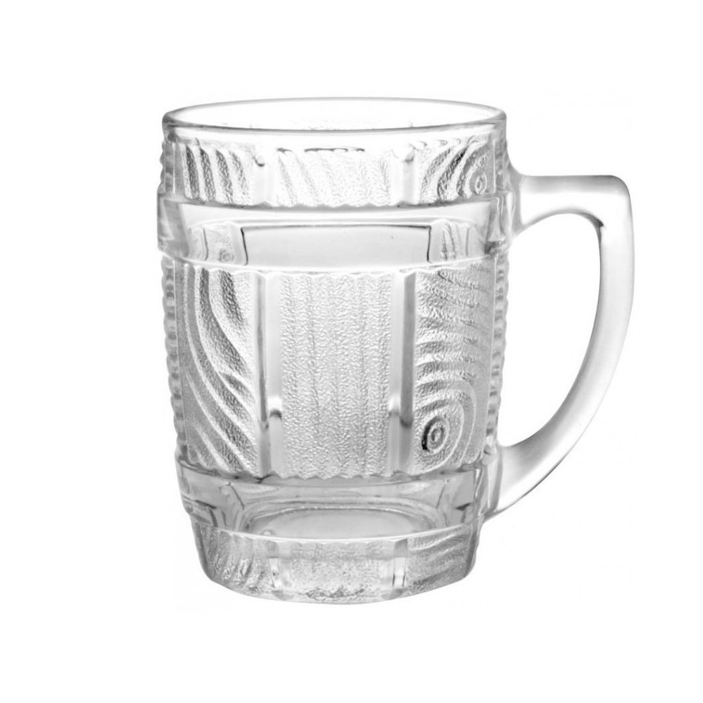 800 ml Gelas Kaca Gagang G20 / Gelas Jumbo / Gelas Mug Besar / Gelas Air Minum / Gelas Jus Jumbo MER