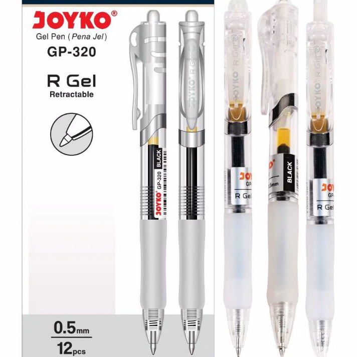 

JXDL8489 PALING AMPUH>>> Pulpen Joyko R Gel GP-320 0.5mm (1 Lusin)
