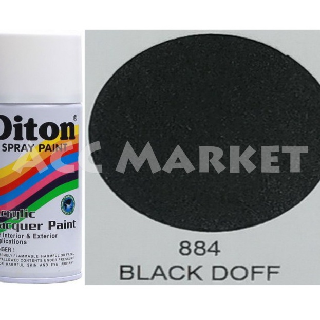 *Termurah* Pilox Diton 300cc Pilok Pylox Hitam Doff Black 884