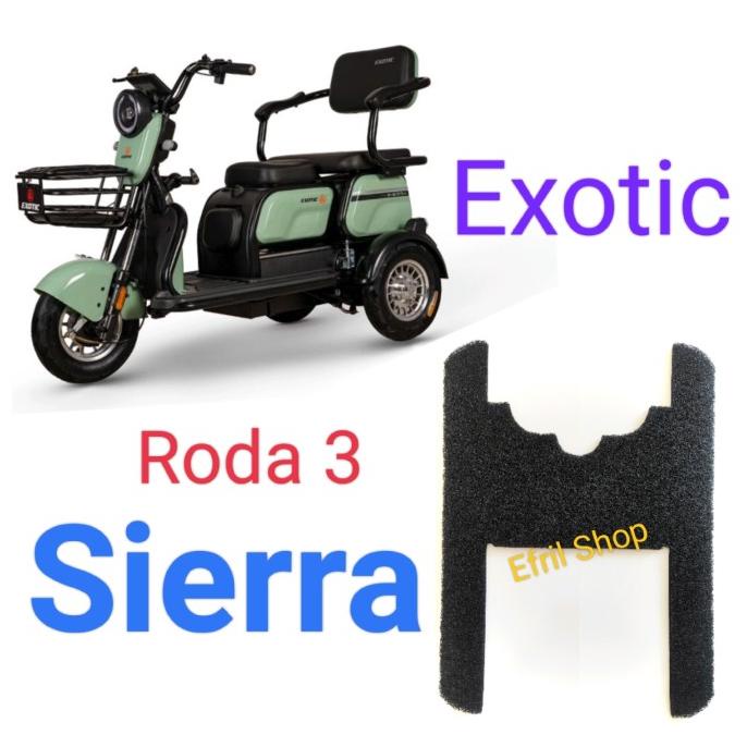 Sale Alas Kaki Karpet Sepeda Motor Listrik Roda 3 Exotic Sierra Roda Tiga  Termurah Terlaris