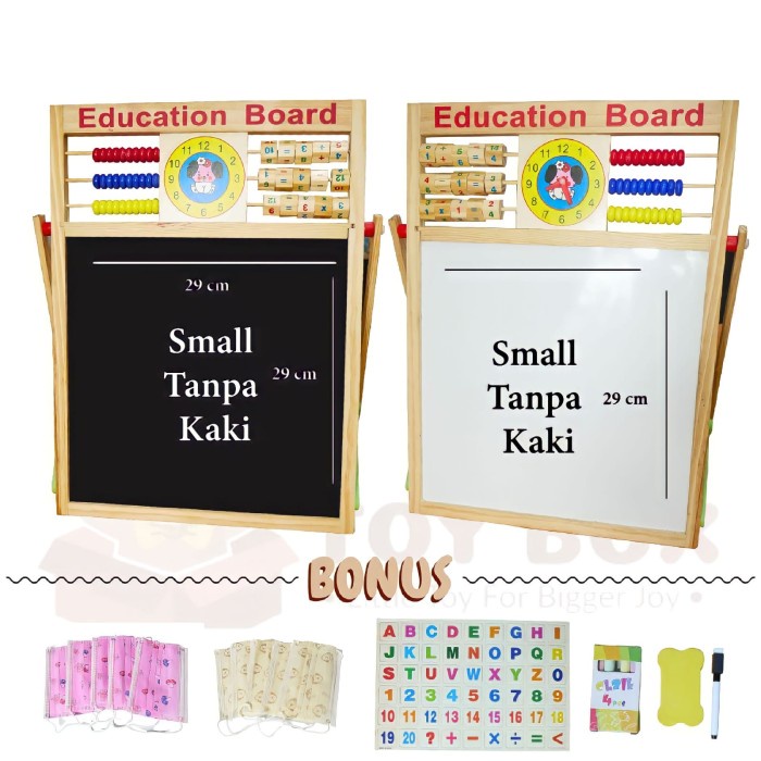 

Best Seller Papan Tulis Magnetic 2 In 1 Black + Whiteboard - Papan Tulis 2 Sisi