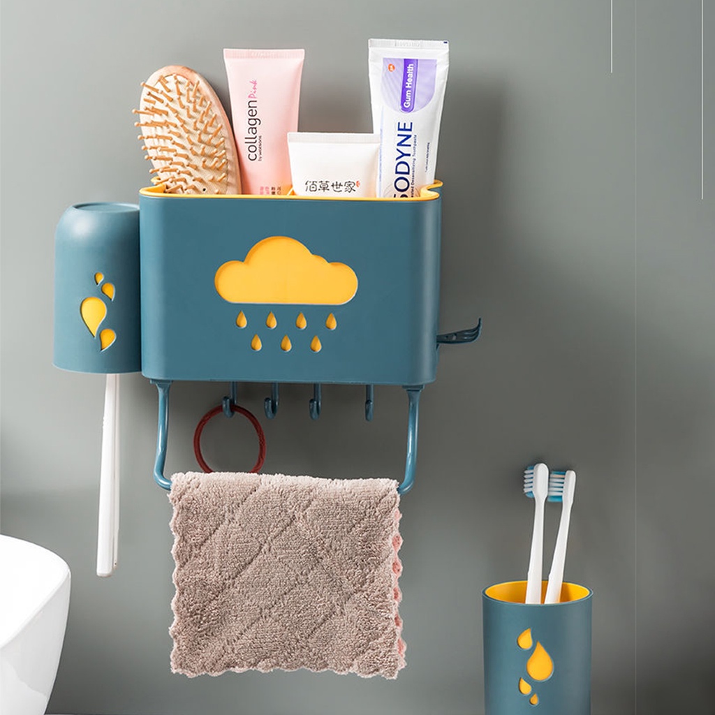Tempat Sabun Kamar Mandi | Rak Kamar Mandi | Rak Kamar Mandi Tempel Dinding Tanpa Paku