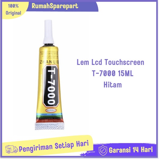 Lem Touchscreen - Lem Lcd - Lem Touchscreen T-7000 15Ml Hitam