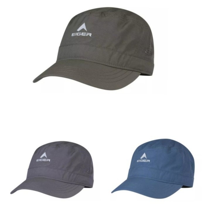 topi TOPI EIGER TROEPEN CAP TOPI HIKKING TRAIL RUNNING ORIGINAL EIGER - Biru(N2F6) topi pria distro 