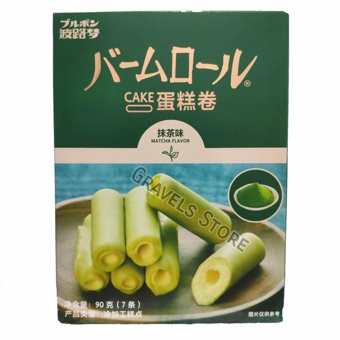 

[isi 7 Pcs] Bourbon Baumkuchen Matcha Cake - Kue rasa Green Tea Best Seller
