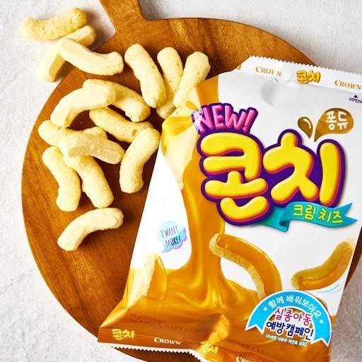 

[66gr] Crown Corn Chee - Snack Jagung Rasa Keju ala Korea Best Seller