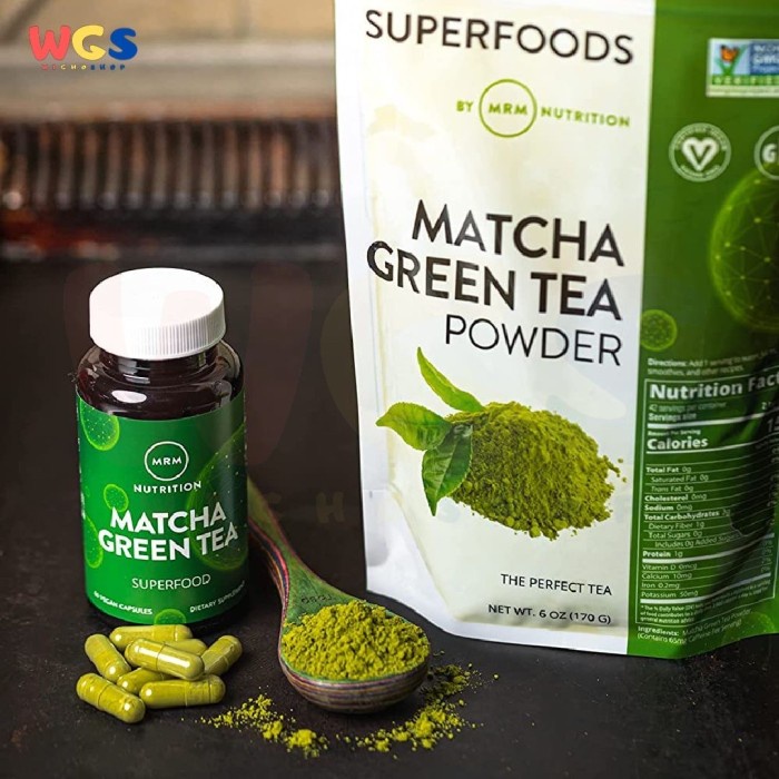 

Superfoods Pure Matcha Green Tea Powder Non GMO 6oz 170g