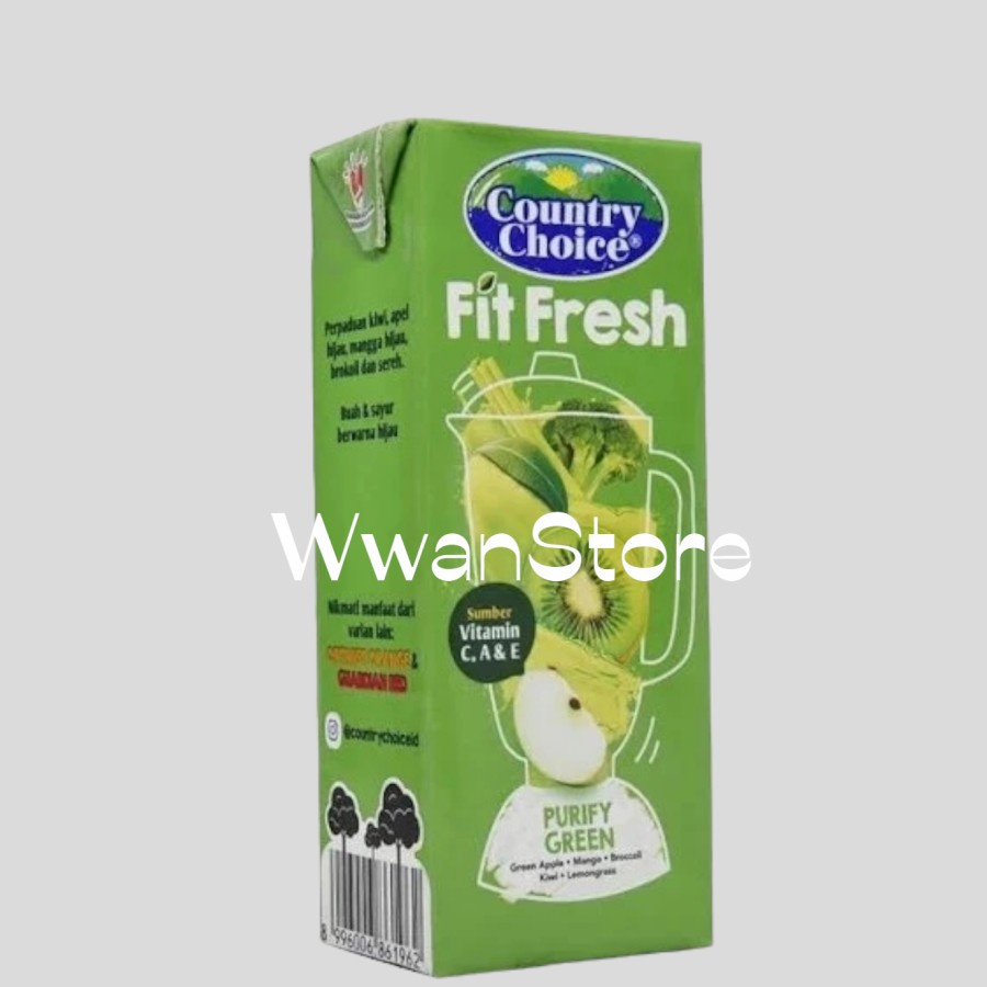 

Country Choice Fit Fresh 250ml Juice - Kiwi & orange