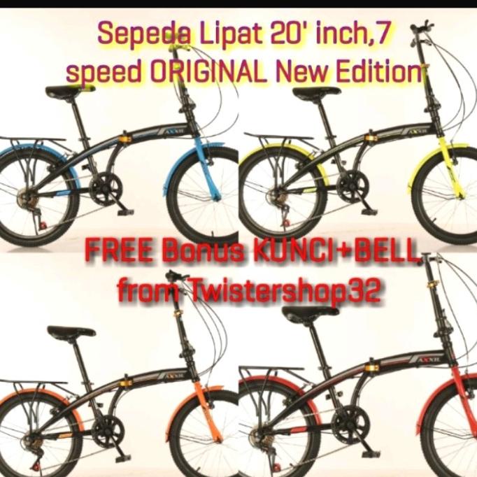 Amu Sepeda Lipat Ukuran 20 Inch 7 Speed Harga Terjangkau Kwalitas Baik Bestq