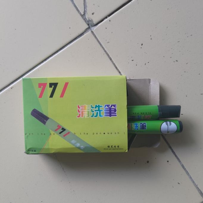 

7.7 Pen Cleaner Pembersih Pen Silver Isi 10