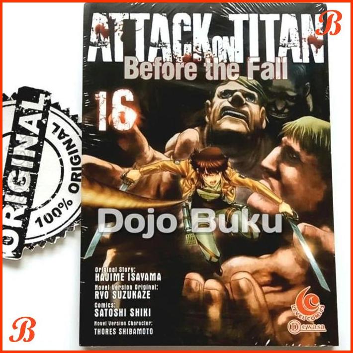 

KOMIK SERI : ATTACK ON TITAN BEFORE THE FALL (2020) BY HAJIME ISAYAMA | DJB