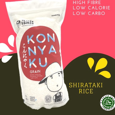 

TKQN3251 9.9 BRANDS FESTIVAL Beras Shirataki 1kg Sirataki Konnyaku Shiratake Rice Halal Diet Keto DEBM Diabetes
