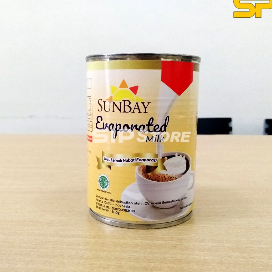 

❂ DCLXVI 2992 Susu Evaporasi SUNBAY / Evaporated Milk / Susu Cair Murah 380gr Terbaru 3.3 パ