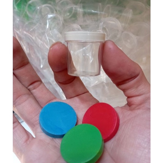 ╚ CC 8128 Isi Pot 50 Pcs pot urine 15 cc tebal / pot salep 15 cc / pot slime 15 cc / pot 15 cc / pot