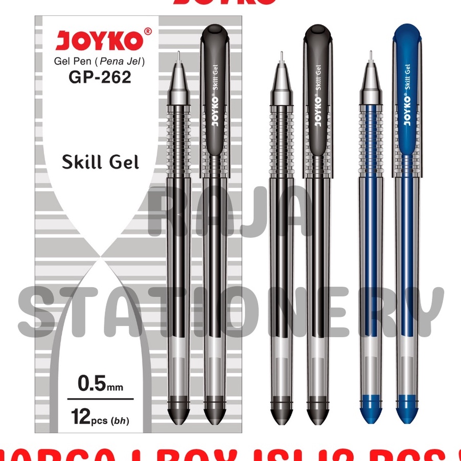 

CCFM7343 READY STOK JOYKO GEL PEN SKILL GEL 0.5 PENA PEN PULPEN JOYKO JEL GP-262 [12PCS]