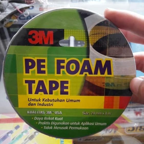 

New Double Tape Busa 3M Asli/Pe Foam Tape 24Mm X 4M Original