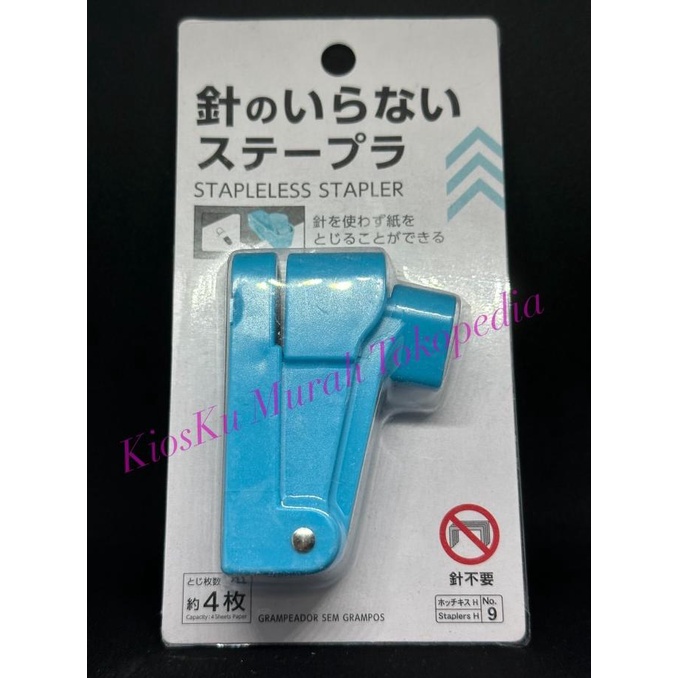 

Terlaris Stapler Tanpa Perlu Diisi Tanpa Refil Stapleless Stapler Mirip Kokuyo