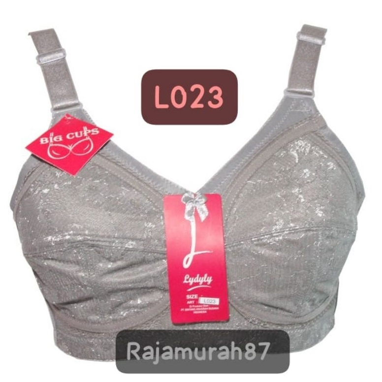 READY. Bh Lydyly L023 Big Cup | Bra Cup Besar Tanpa Busa Tanpa Kawat Kait 3 | Bra Lydyly 023