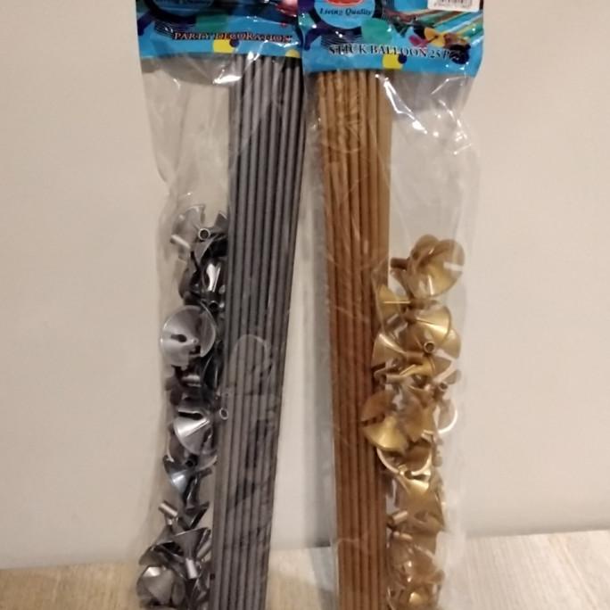 ~~~] Tangkai balon emas-perak