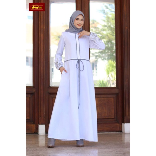 Abaya Putih By Rumah Dannis