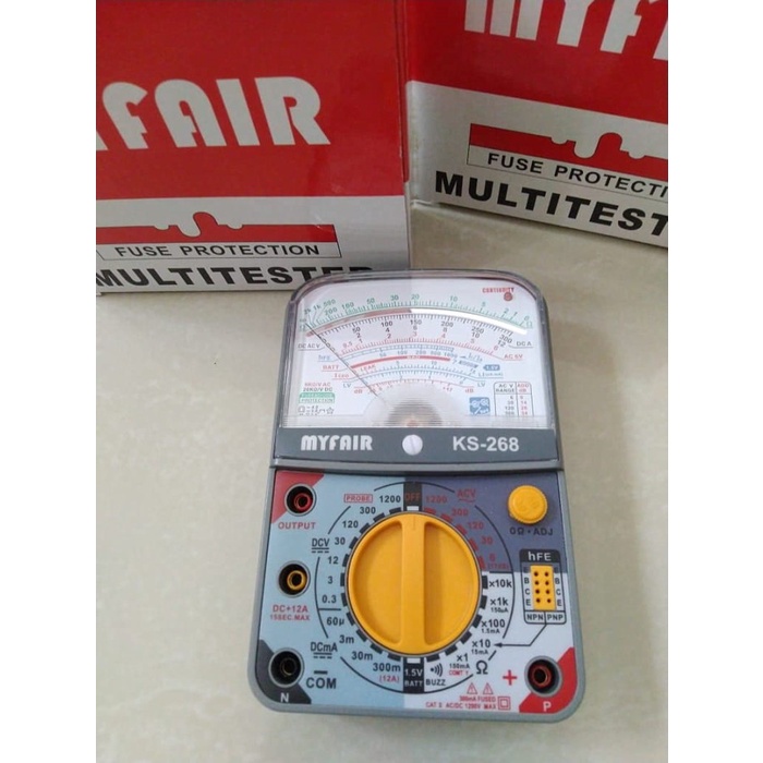 nice Multimeter / Multitester / AVO meter Analog MyFair KS 268 Hi Quality