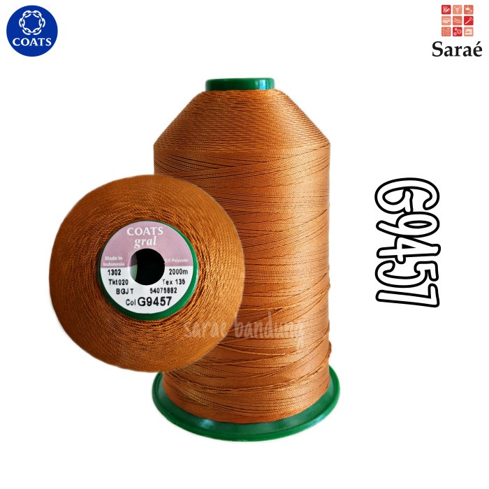 

COATS GRAL FILAMENT POLYESTER TKT 20/BENANG JAHIT SETIK/BENANG JAHIT